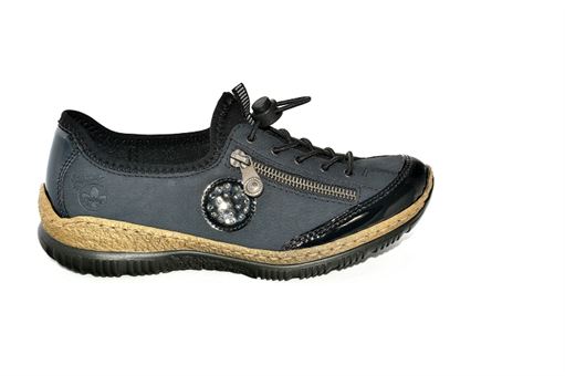  F N3268<br>Cuir Noir Bleu 