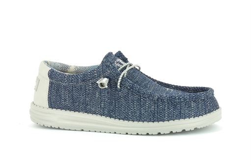 Dude mocassins wally bleu