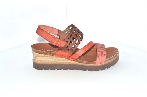 Xapatan compense 9102 rouge