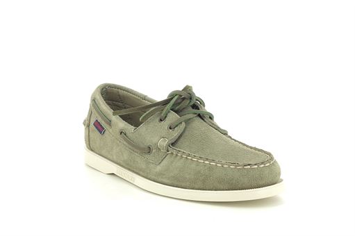 Sebago bateaux docksides vert