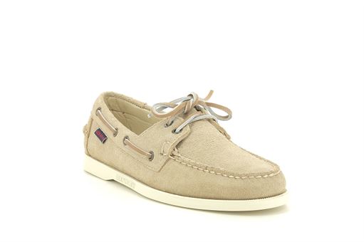 Sebago bateaux docksides beige