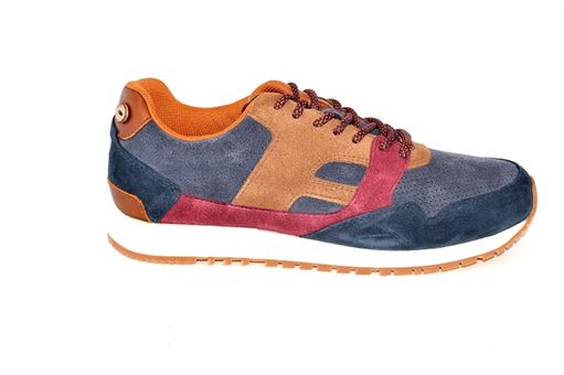 Faguo lacet sport running suede navy