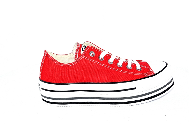 Converse famille layer ox rouge