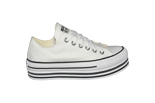 Converse toiles ctas platformlayer blanc