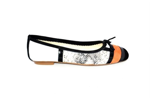 Reqins ballerines hondriane orange