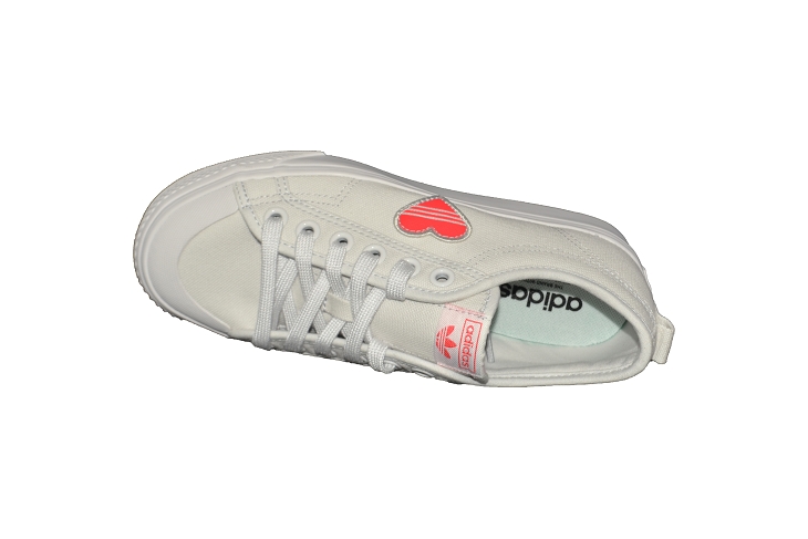 Adidas sneakers nizza trefoil w blanc1986501_5