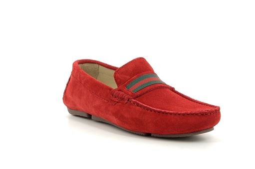 Linea purpura mocassins 81652 rouge