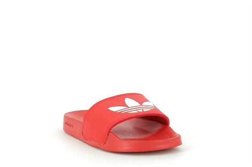 Adidas claq nu pied adilette lite rouge