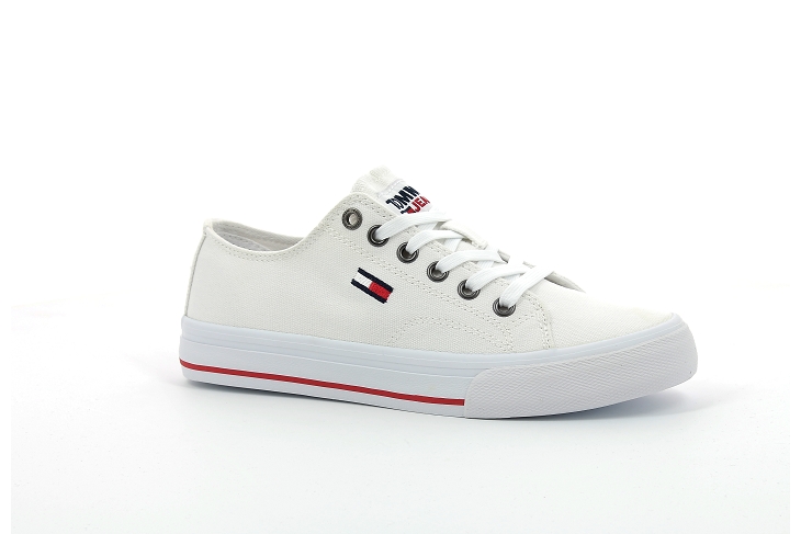 Tommy hilfiger toiles jeans lowcut vulc blanc