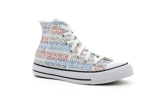 Converse toiles ctas hi ecriture bleu