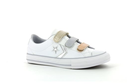 Converse toiles star player 3v blanc