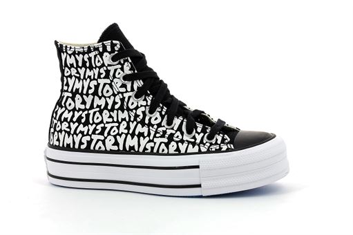 Converse sneakers chuck platform hi noir