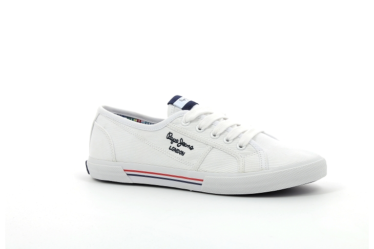 Pepe jeans toiles aberlady ecobass blanc