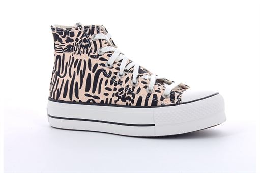 Converse toiles chucktaylor lift hi rose
