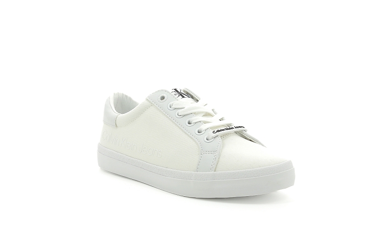 Calvin klein sneakers low profile sneaker laceup co blanc2149601_1