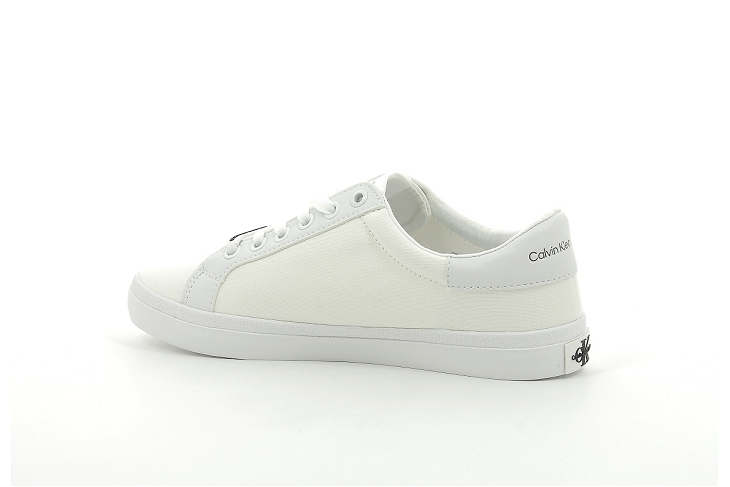 Calvin klein sneakers low profile sneaker laceup co blanc2149601_3