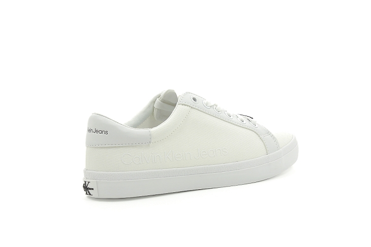 Calvin klein sneakers low profile sneaker laceup co blanc2149601_4