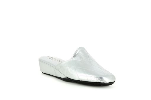 La maison de l espadrille nu pied 6105 argent