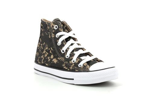 Converse toiles core hi dip dye printed marron