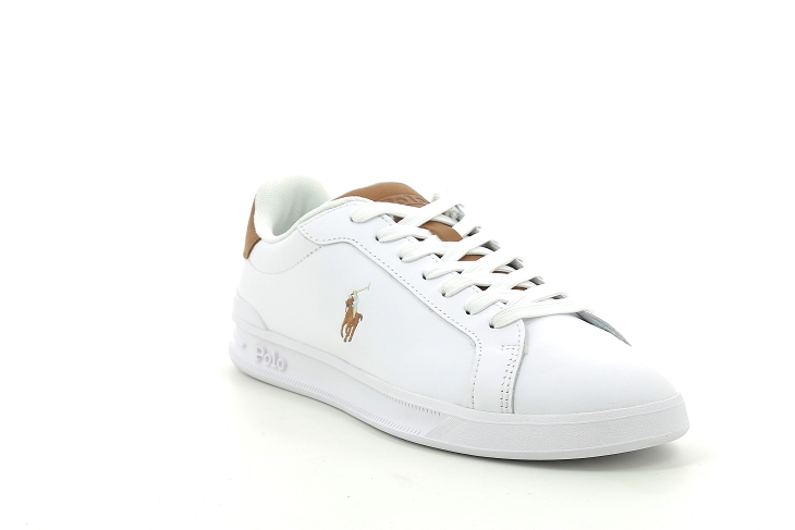 Ralph lauren sneakers heritage ct 2 drap blanc