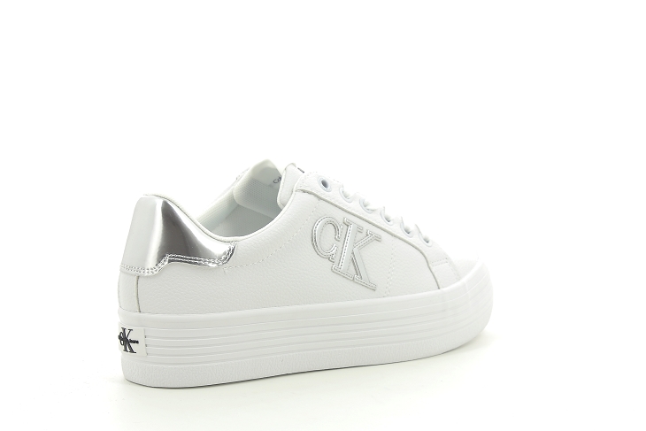 Calvin klein sneakers flatform lace up blanc2242301_4