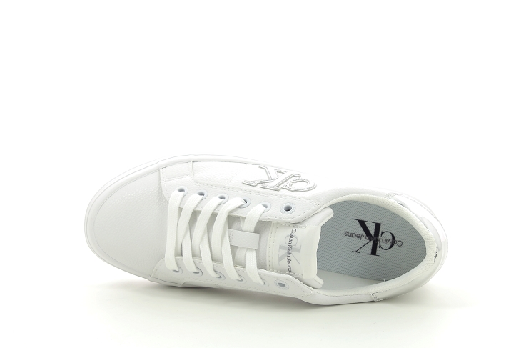 Calvin klein sneakers flatform lace up blanc2242301_5