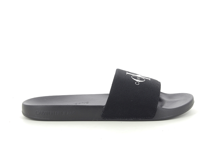 Calvin klein sandales slide monogram noir