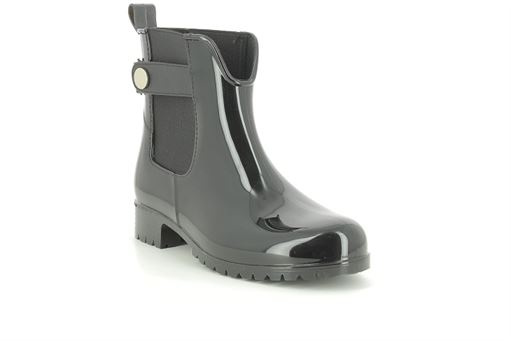 Tommy hilfiger boots et bottines ankle elastic noir
