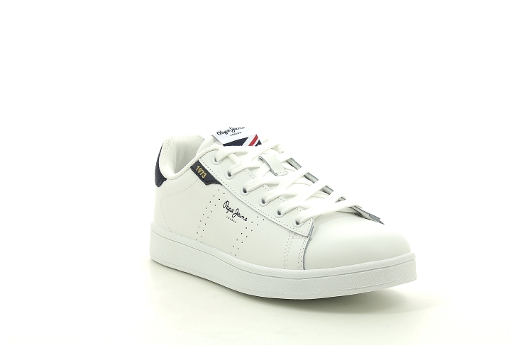 Pepe jeans lacets player basic b blanc