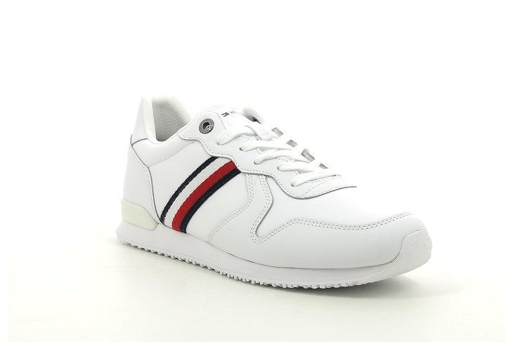 Tommy hilfiger toiles iconic runner blanc