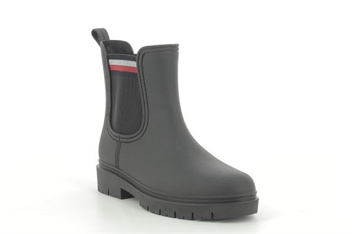 Tommy hilfiger bottines ankle elastic noir