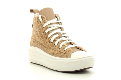 Converse sneakers ctas move hi sherpa marron