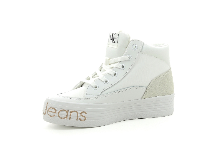 Calvin klein sneakers vulc flatf mid blanc2324301_2