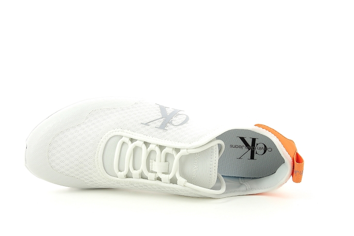 Calvin klein sneakers sporty runner blanc2338301_5