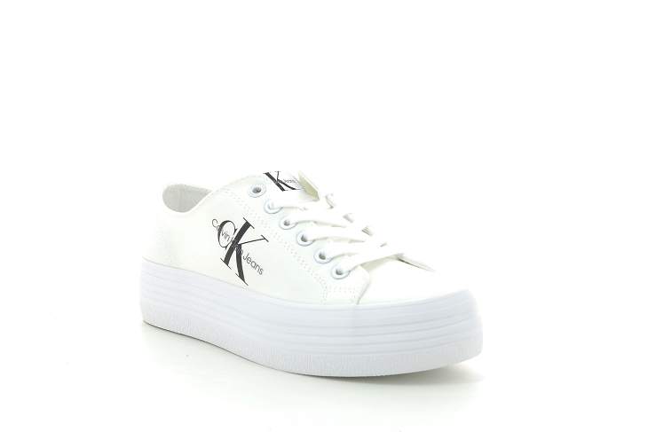 Calvin klein sneakers vulc flatf mono blanc