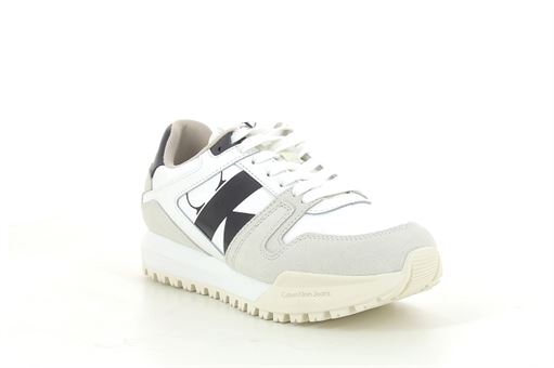 Calvin klein baskets et sneakers toothy run lace up blanc