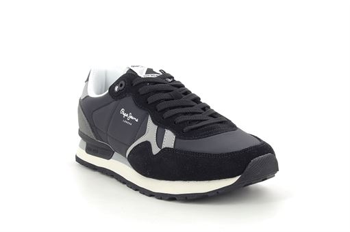 Pepe jeans sneakers brit reflect m noir