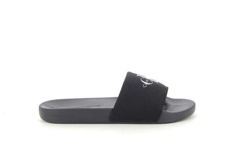 Calvin klein tongs slide monogram f noir