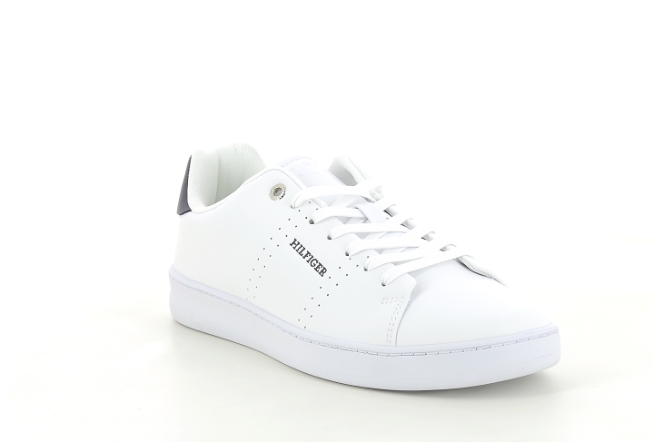 Tommy hilfiger sneakers court cup lth blanc