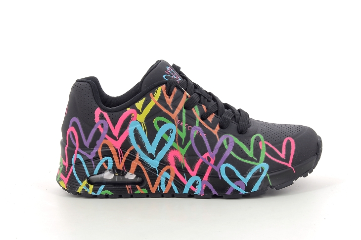 Skechers baskets et sneakers uno hight light noir