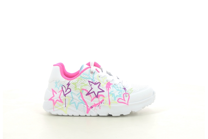 Skechers baskets et sneakers uno lite my drip blanc