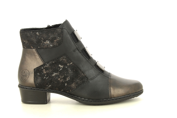 Rieker boots et bottines y0764 noir