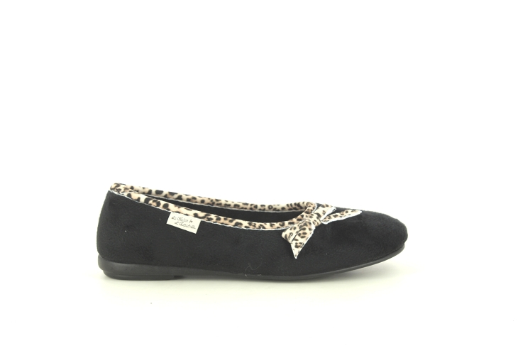 La maison de l espadrille pantoufle 6055 noir