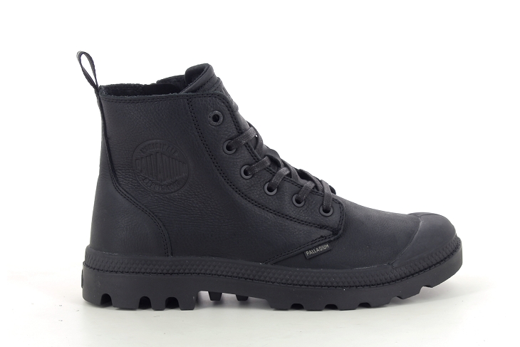 Palladium boots et bottines pampa zip leather ess noir