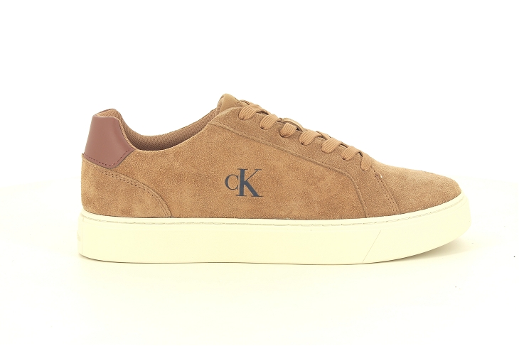 Calvin klein baskets et sneakers classic cupsole laceup marron