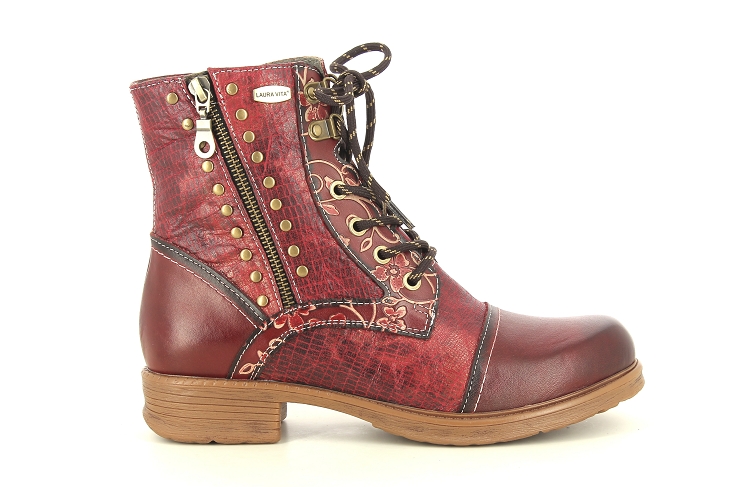 Laura vita boots et bottines anitao rouge