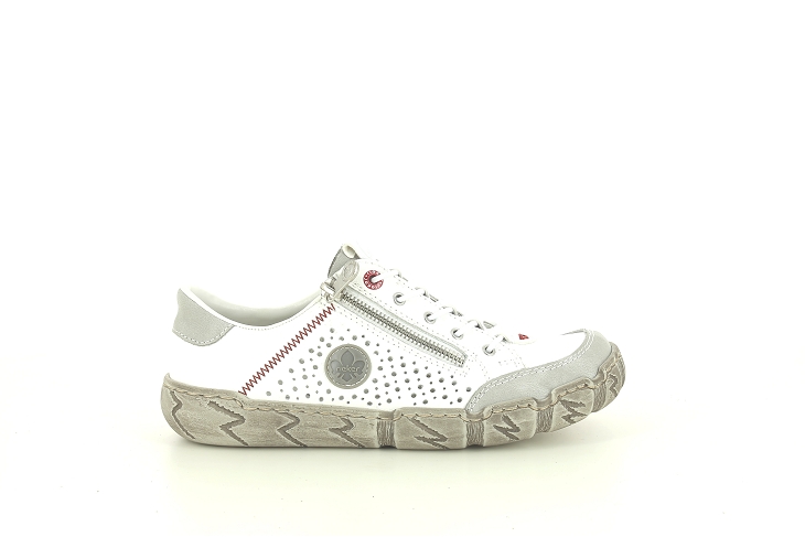 Rieker baskets et sneakers l0355 blanc