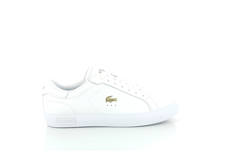 Lacoste baskets et sneakers powercourt sfa 751 blanc