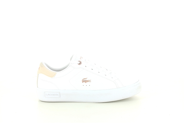 Lacoste baskets et sneakers powercourt 1263 suj blanc