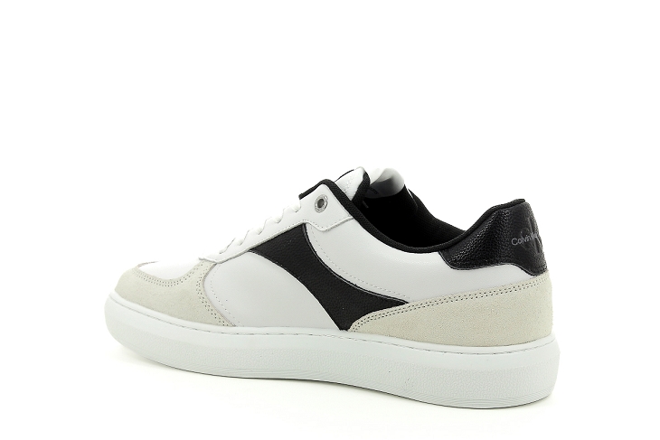 Calvin klein sneakers cupsole lace up low su blanc4079201_3